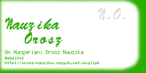 nauzika orosz business card